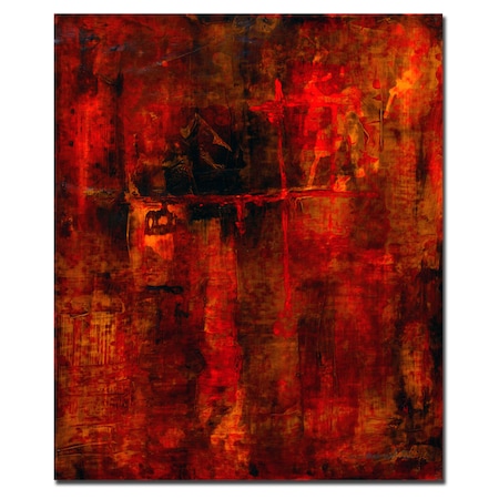 Pat Saunders-White 'Red Odessy' Canvas Art,26x32